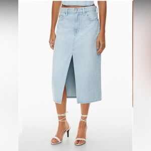 Denim Forum - The '90s Halle Denim Skirt